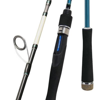 China Carbon XDL Hot Selling 1.98m 2 sections EVA handle fishing rod low price carbon fibre spinning casting rod tools for sale