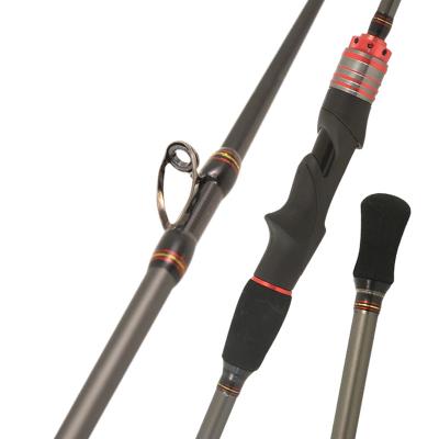 China Carbon XDL hot selling South Korean 1.98m 2 sections carbon fiber slow jigging ultralight fishing rod for sale