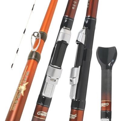 China Carbon XDL OEM high quality 1.55m 1 sections squid rod high carbon fiber ultralight slow jigging egi fishing rod fish for sale