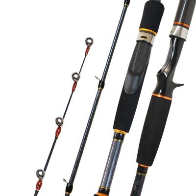 China Carbon XDL Hot selling carp fishing OEM 2.43m spinning spod 2+2 section EVA handle fuji reel seat feeder fishing rod for sale