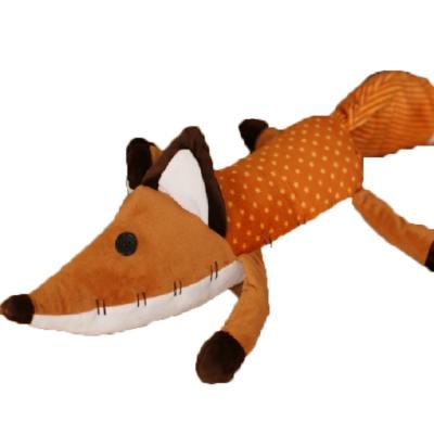 China Hot Selling Kids Toy Gift Stuffed Toy Simulation Fox Stuffed Doll For Kids Sleep Stuffed Cotton Pillow Cushion for sale