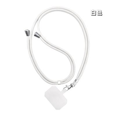 China White Universal PHONE CASE Phone Lanyard With Adjustable Nylon Neck Strap Cross - Body Patch Nylon Phone Lanyard for sale