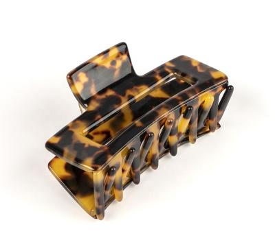 China High Quality Hair Decoration Acetate Plastic Hair Claw Clip For Women Colorful Tortoiseshell Hollow Out Hair Clips Acrylic Hair Accessories for sale