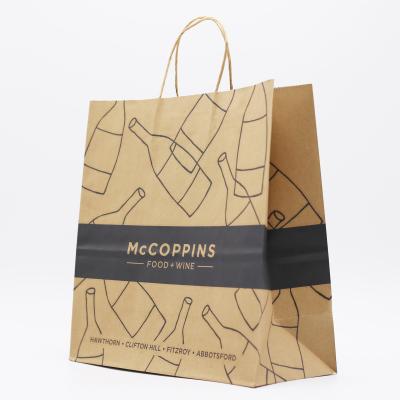 China Various Factory Made Biodegradable Top Quality Kraft Paper Bag Packaging for sale