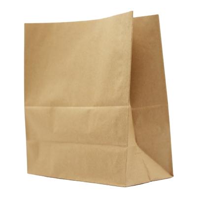 China Custom Made Brown Biodegradable Netting Take Away Various SOS Paper Bag Good Quality Kraft Food Kraft Paper Bags for sale