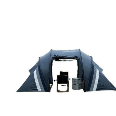 China Portable Tunnel Camping Tent Custom Family Hiking Tent Travel Luxury Two-room Tent for sale