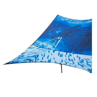 China Portable Custom Tent Outdoor Rainproof Camping Tent Tarp Folding Canopy Canopy Anti-UV Tent for sale