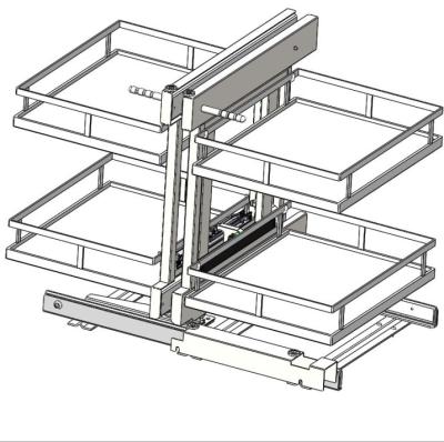 China Eco-friendly fully quench storage basket for special narrow cabinets for small space for sale