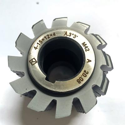 China High Quality Rectangular Gear Hob Cutter M5 Spline Shank Gear Hob Cutter Gear Spline Gear Cutter for sale