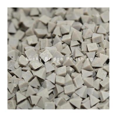 China Norway Sverige Resin Stone RKE RKG Deburring Grinding Abrasive Tools Polishing Media For Vibratory Tumbler Surface Polishing Media for sale