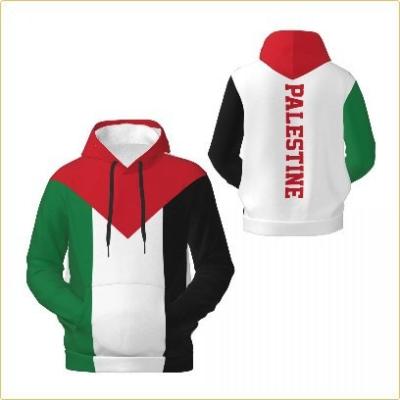 China Anti-wrinkle CCY Hot Free Palestine Flag Muslim Hoodie Skirts Palestine Clothing Hooded Hoodie Jacket  Sweater Zippered Sweateskirt Overcoat for sale