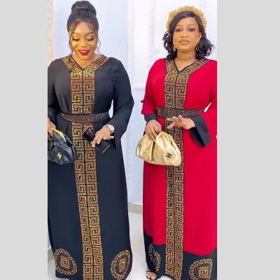 China Plus Size CCY Factory Custom Luxury Muslim Abaya Clothing Dubai African Rhinestone Designer Women Islamic Dress Abaya for sale