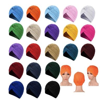 China Cotton CCY Hot Wholesale Cheap Muslim Headscarf Hats Ethnic Polyester Cotton Stripe Hijab Undercaps Ineercap Under Inner Caps for sale