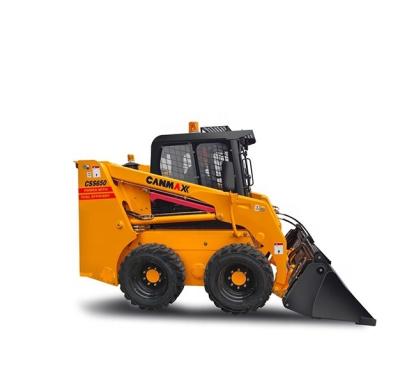 China Construction worksÂ   High Quality CSS650 Mini Loader Skid Steer With Lawn Aerator Attachments Used Price For Sale for sale