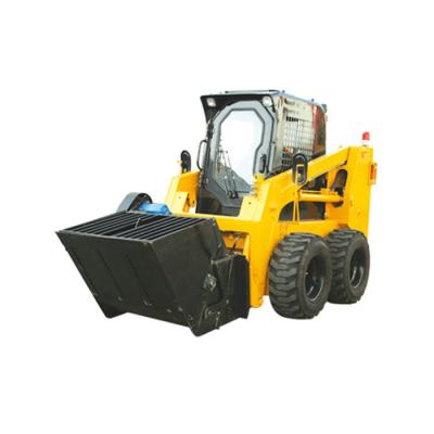 China Construction worksÂ   China top brand CSS650 skid steer loader with bucket mixer for sale for sale