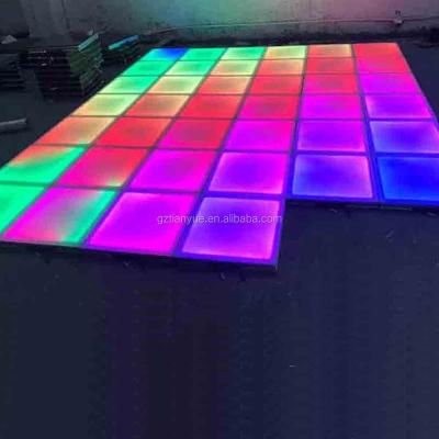 China Club Disco DJ Bar Stage Lighting KTV Sale Whole Rainbow Led Runway DJ Disco Nightclub DMX 3D Time Tunnel RGB LED Dance Floor Light dance for sale