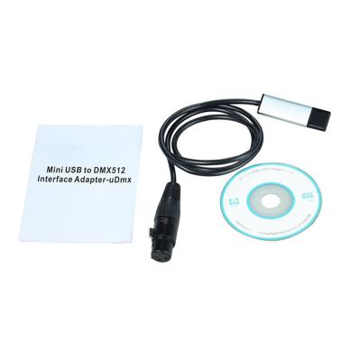 China Performance& Disco& Whole Sale Mini USB to DMX 512 Interface Adapters, Computer DMX512 PC Stage Bar Controller for sale