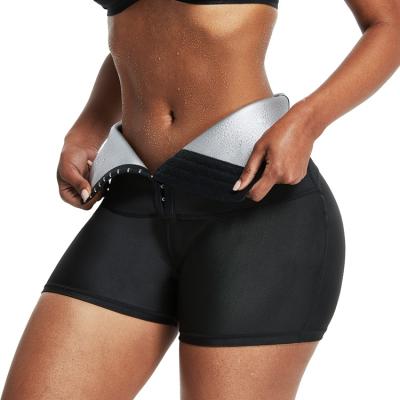 China Breathable Neoprene Fat Women Burning Sweat Yoga Shorts for sale