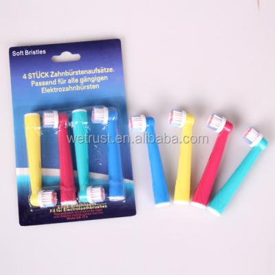 China Household Wholesale EB-17A 4 Colors Electric Oral Toothbrush EB17-4 Colorful Heads Brush Heads Replacement for sale