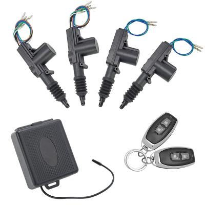 China Hot Selling Car 1 Control Alarm Immobilizer System 3 Kit Central Lock 4 Doors Central Central Locking System For Car 1 Master 3 Slaves For Car for sale