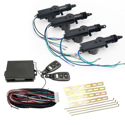 China Anti-theft Alarm Control 1 Central Lock 4 Doors Central Lock 3 Kits Car Alarm Systems With Keyless Car Entry System Central Locking Factory Price for sale