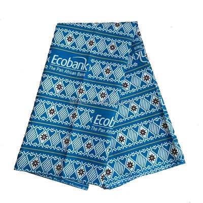 China Tear-Resistant African School Uniforms Fabric Cotton Wax Logo Print Fabrics for sale