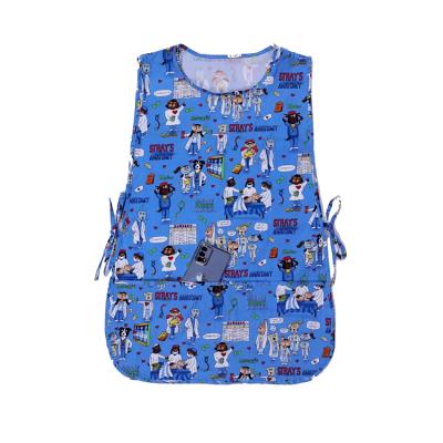 China Eco-friendly Work Tools Apron Sleeveless Shoemaker Aprons With Pockets For Nurse for sale