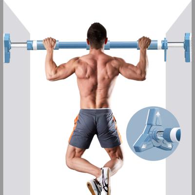 China Popular Durable Pull Up Bar Door Horizontal Bar Frame Wall Rod Height Adjustable Horizontal Single Pull Up Bar for sale