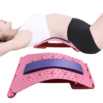 China Factory Direct Sales Durable Arched Back Pain Lower Lumbar Spine Back Massage Stretcher Massager for sale