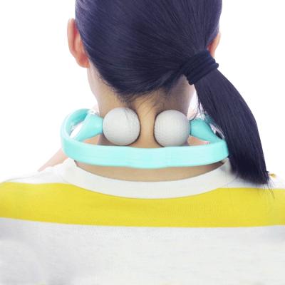 China Comfortable Comfortable Trigger Point Neck Massager Shiatsu Neck Massager Neck Cervical Vertebra Massager for sale