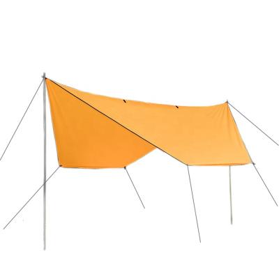 China Polyester 3.5*2.9M New Design Ultralight Hammock Rain Fly Sun Shelter Camping Canopy Tarp Tent Outdoor Rise Shelter for sale