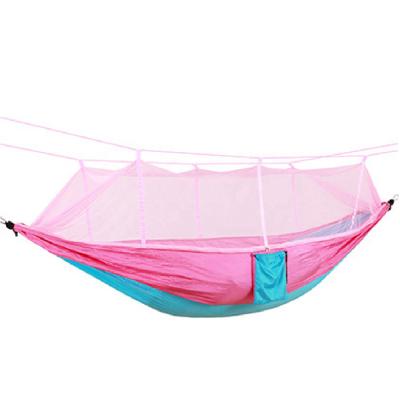 China Easy Suppliers Hammock Outdoor Lightweight Parachute Mosquito Net Nylon Portable Camping Hammock Double For Camping for sale