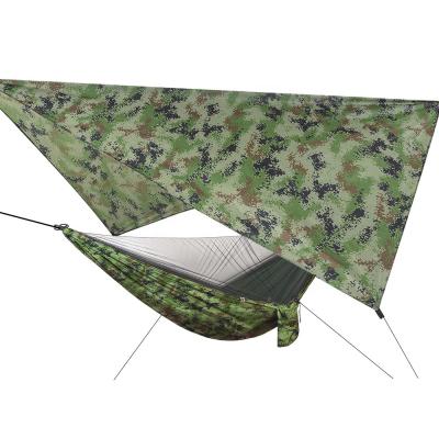 China Parasol Camping Hammock with Mosquito Net and Rain Fly - Double Hammock with Insect Net and Tarp for sale