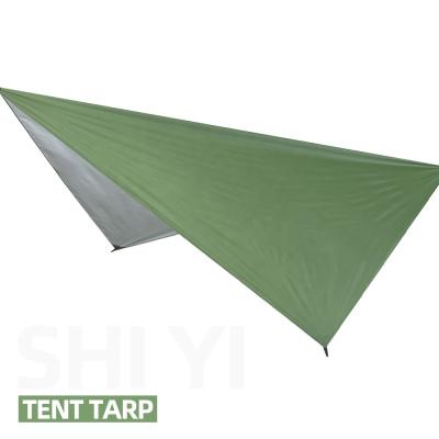 China 2022 Waterproof UV Proof Windproof High Quality Hammock Cover Tarp Hammock Rain Fly Shelter For Camping -- Green for sale