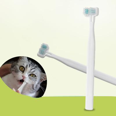 China Sustainable Pet Supplies Dog Toothbrush Cat Toothbrush for sale