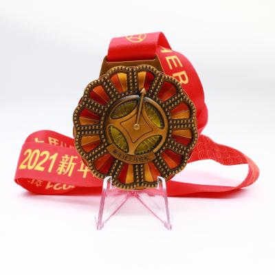 China Chinese Sports and Games Custom New Year Marathon Souvenir Sports Online Marathon Finisher Medal TTGYP for sale