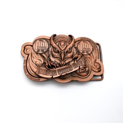 China Widely used for men's and women's belts TTGYP high quality custom antique copper brass belt buckle for men for sale