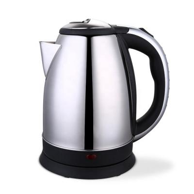 China 360 degree rotation base stainless steel portable electric water kettle, 1.8L tea maker electric kettle factory direct supply for sale