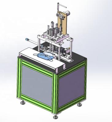 Китай Semi-Automatic N95 Mask Making Machine , Face Mask Ultrasonic Welding Machine продается