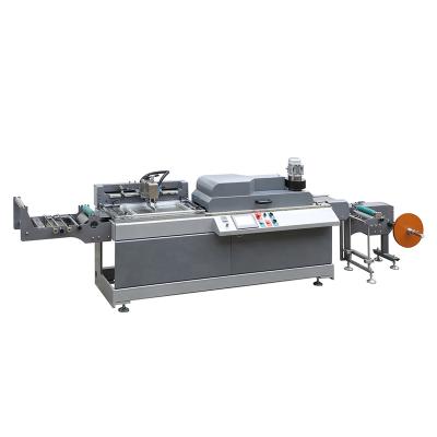 China Automatic Fabric Textile Silk Screen Printer/ Roll to Roll 1 Color Label Screen Printing Machine for Lanyard, Cotton JDZ-2001 for sale