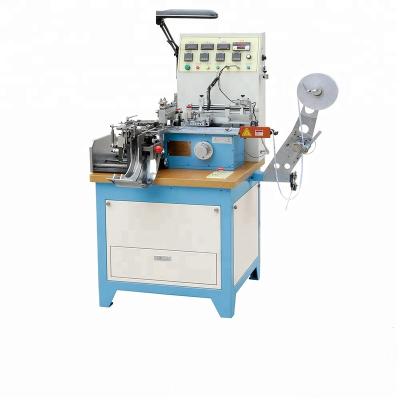 China Label Cutting and Folding Machine for Woven Label, Printed Satin Ribbon Label / Ultrasonic Cut and Fold Machine JZ-2816 for sale