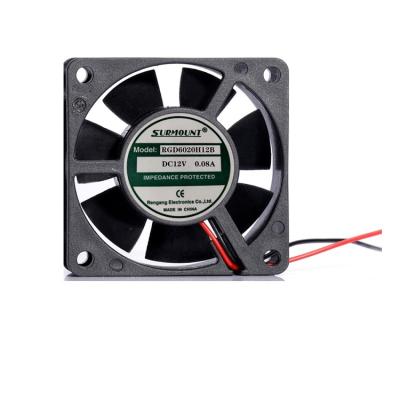 China Factory quality suitable motor cooling fan cpu dc axial fan 6020 for sale