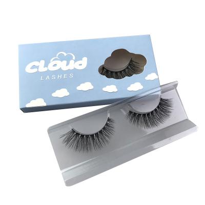 China Private Label 100% Real Mink Fluffy Soft Band Feather Eyelashes 25mm Mink Eyelash Vendor for sale