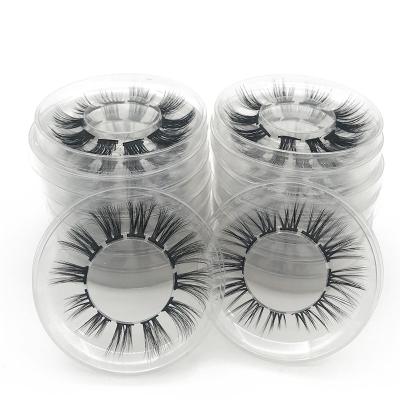 China DIY Natural High Quality 3D Eyelashes Effect False Mink Silk Long Lashes Groups Customizable Packing To Accept for sale