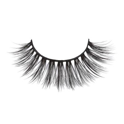 China Wholesale New Styles Strip 3d Vegan Cruelty Seller Natural Soft Mink Free Silk False Eyelashes Wholesale False Eyelashes for sale