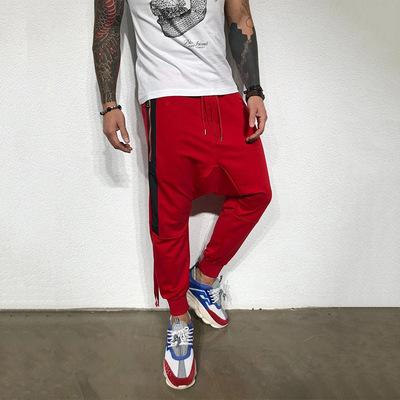 China Anti-wrinkle loose feet harem pants 2021 breathable men's slim hip-hop pants out of gear hip-hop for sale