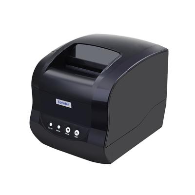 China Black and White Thermal Printer 365 BT 20-80mm Label Printer Barcode Sticker Receipt Support 2 in 1 Printing Machine for IOS Windows Android for sale