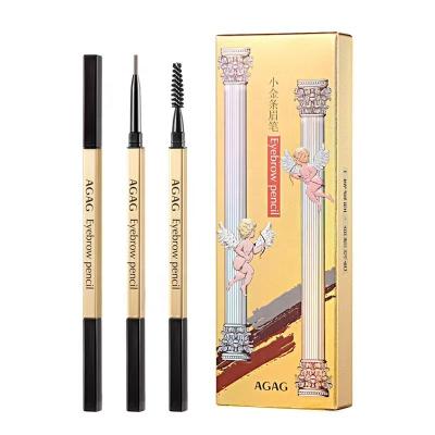 China Small Gold Waterproof Eyebrow Bars Pencil Factory Wholesale Waterproof Durable Eyebrow Pencil for sale