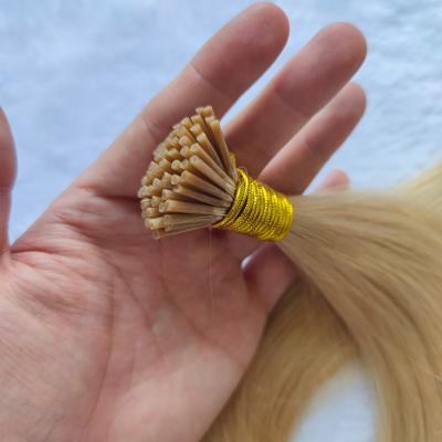 China Silky Straight Wave Most Popular Blonde Double Brown Hair Extensions Pulled 0.8gram Or 1 Gram I Tip Hair Extensions Keratin for sale