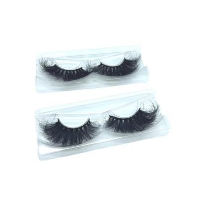 China Real Mink Eyelashes Fluffy Strip Eye Natural Custom Wholesale Comfortable 5D 3D Highlights for sale